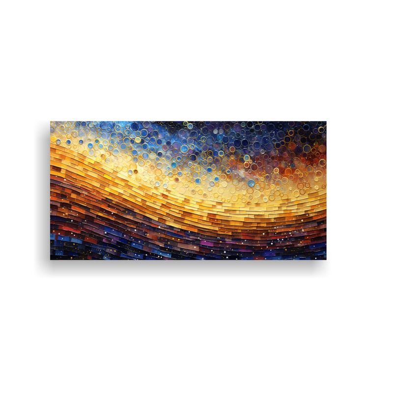 GENERICO - Pintura Decorativa Lienzo Inspiración Exclusivo Estilo Punt 160x80cm