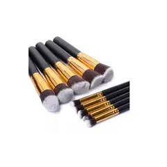 GENERICO - Set 10 Brochas Maquillaje Profesional