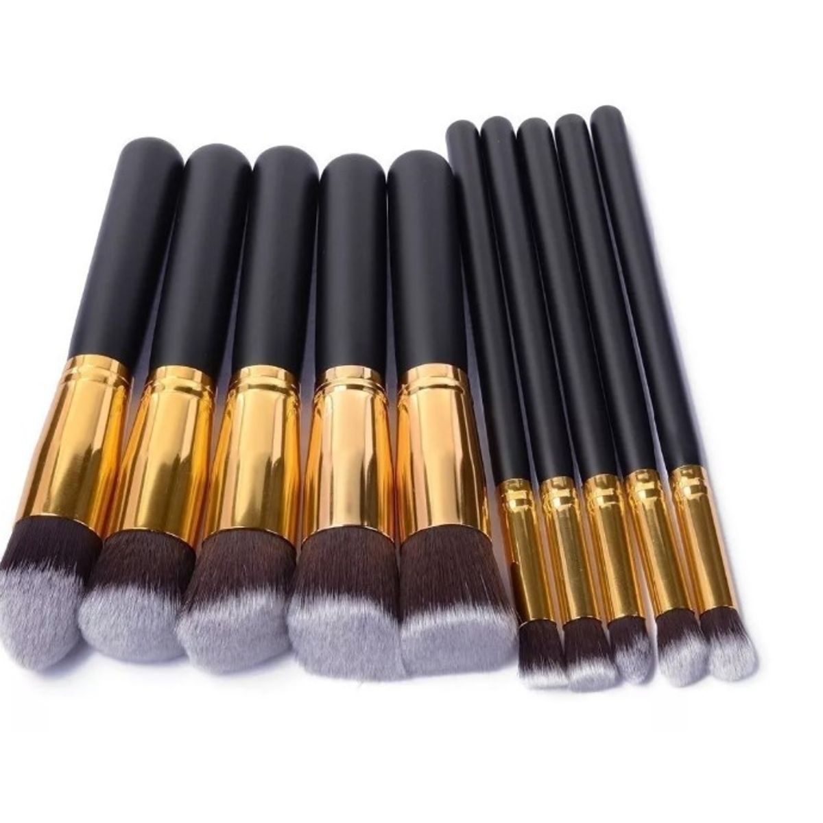 GENERICO - Set 10 Brochas Maquillaje Profesional