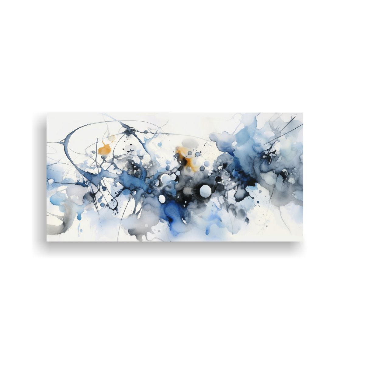 GENERICO - Cuadro Abstracto De Campo De Color Evocando La Espiral 160x80cm