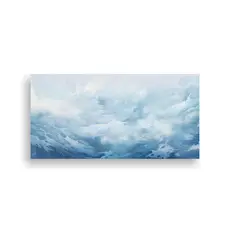 GENERICO - Cuadro Fotografía Expresividad Invierno Con Patrones Helado 160x80cm