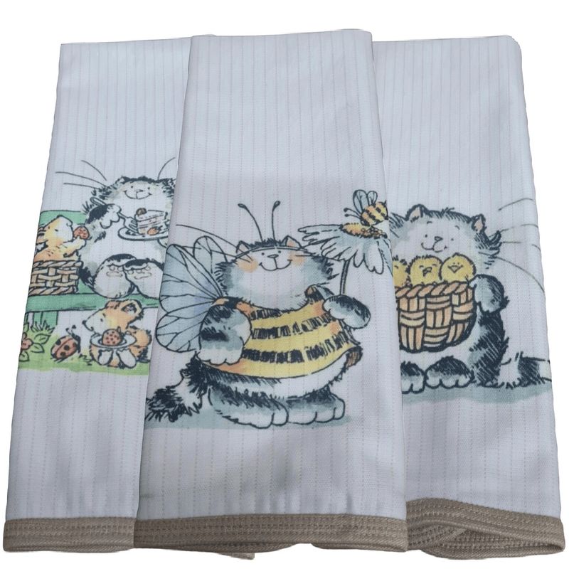 GENERICO - PAÑO DE LOZA  ABSORBENTE 3 UNIDADES MODELO ABEJORRO  EN COBRE