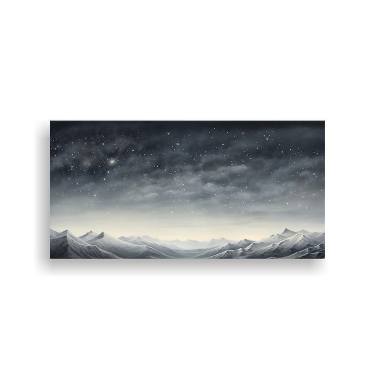 GENERICO - Arte De Pared Linda Paisaje De Montaña Elegante Con Un Esti 160x80cm