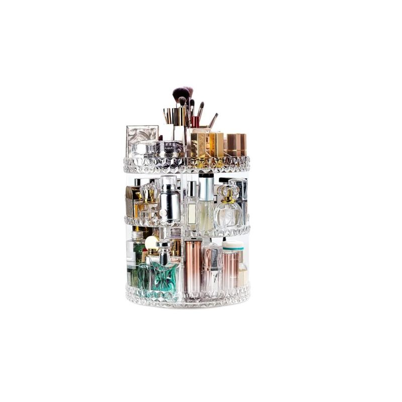 GENERICO - Organizador De Maquillaje Cosmetiquero Giratorio 360 Grados