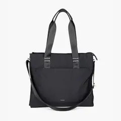LOUNGE - Cartera De Hombro Mujer Nylon Negro