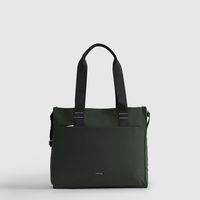 Cartera De Hombro Notebook Icónica Nylon Verde Musgo