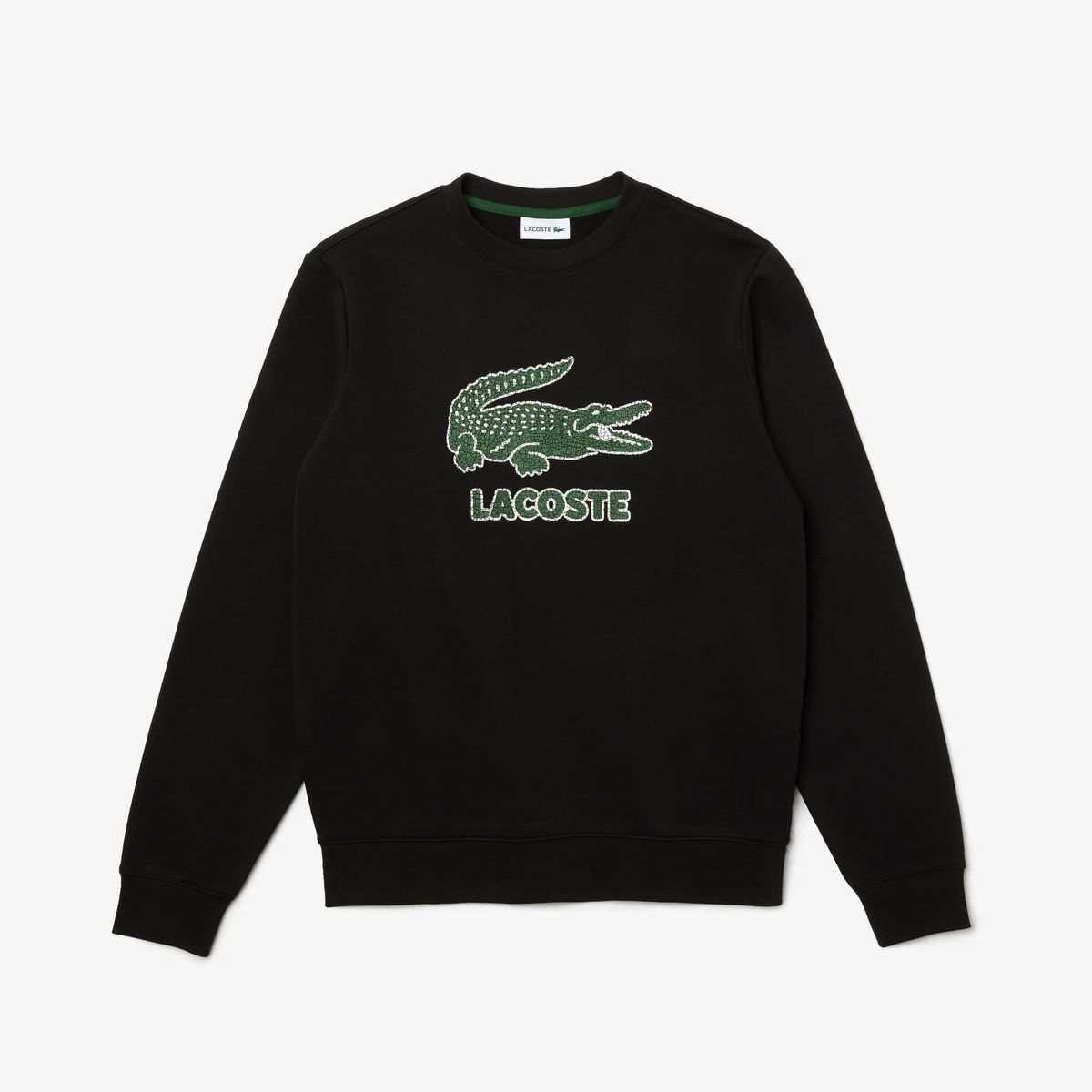 LACOSTE - Poleron Lacoste SH3233 Hombre Negro LACOSTE