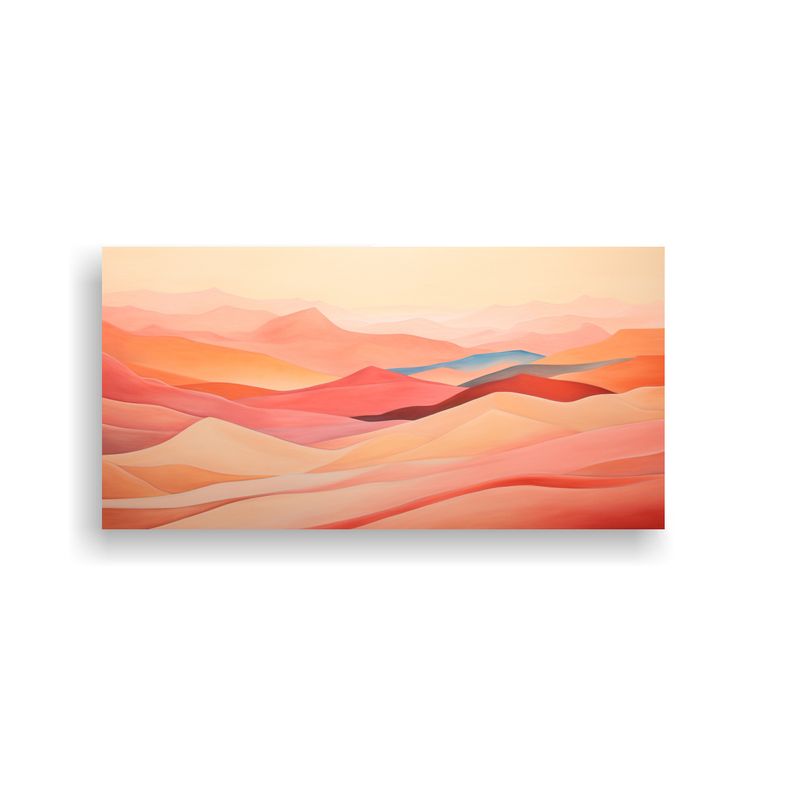 GENERICO - Cuadro Espectacular Interplay De Tonos Cálidos Y Fríos Rep 160x80cm