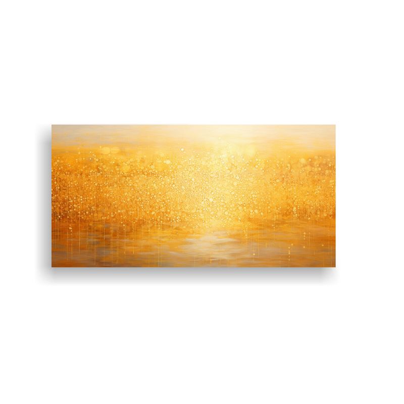 GENERICO - Cuadro Temática De Punto Luminoso Hecho De Pintura Líquida 160x80cm