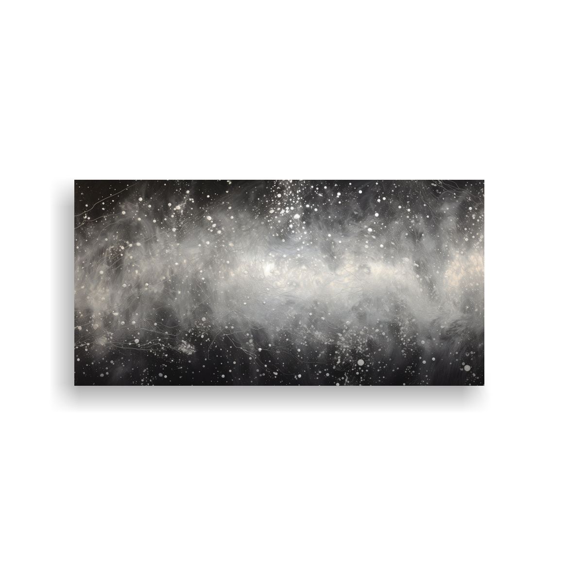 GENERICO - Lienzo De Tela Patron Intenso Baño Estilo Puntillismo Lumin 160x80cm