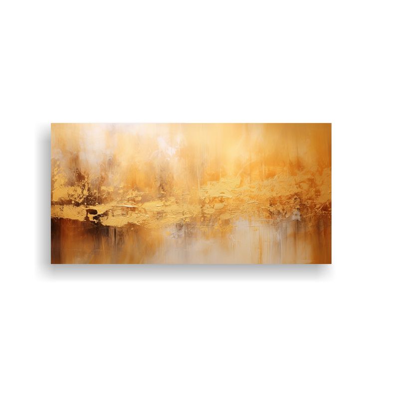 GENERICO - Cuadro Movimiento Urbano: Hermosos Matices Dorados Del Otoñ 160x80cm