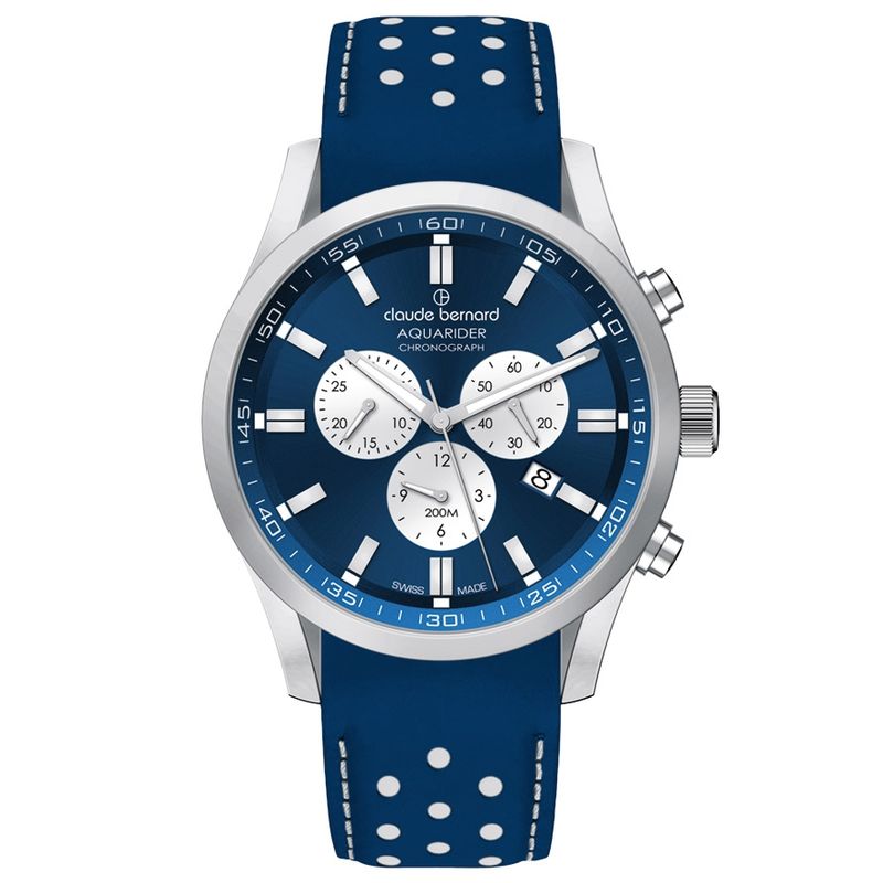 CLAUDE BERNARD - Reloj Claude Bernard Cronografo Hombre 44mm Azul
