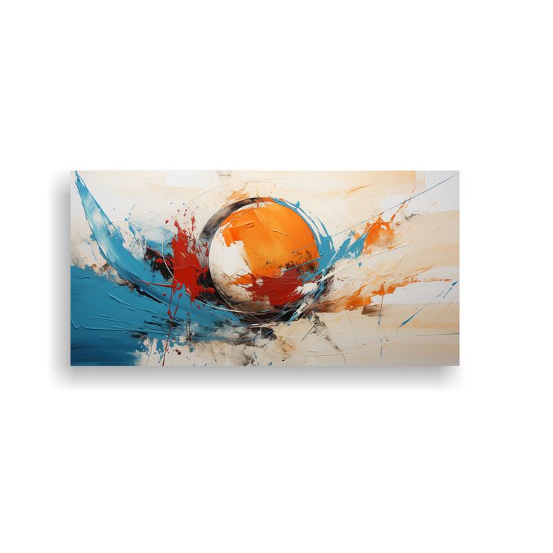 GENERICO - Pintura Abstracta Contemporánea: Cuadro Mágica Compuesta 160x80cm
