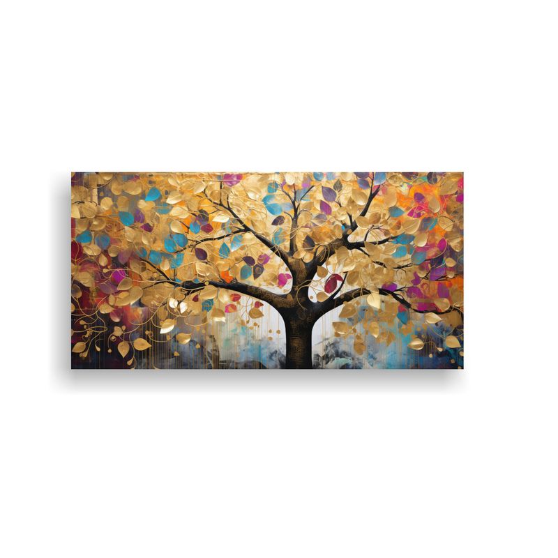 GENERICO - Pintura De Decoración De Lienzo Con Tonos Temáticos De Ár 160x80cm