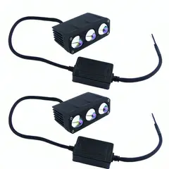 OEM - SET 2 NEBLINERO LED 3 LED PROFESIONAL DUO COLOR BCO-AMBAR