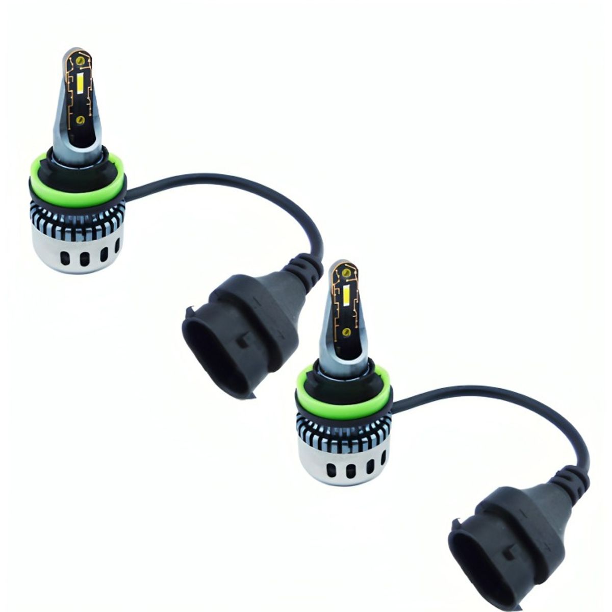 OEM - AMPOLLETA KIT LED H-11 F10 LED LUZ BLANCA CON VENTILADOR