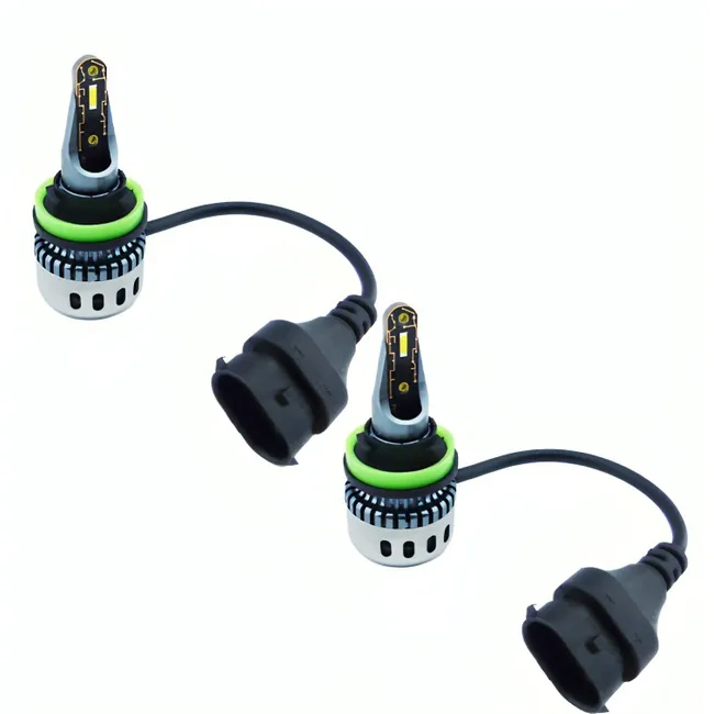 OEM - AMPOLLETA KIT LED H-11 F10 LED LUZ BLANCA CON VENTILADOR