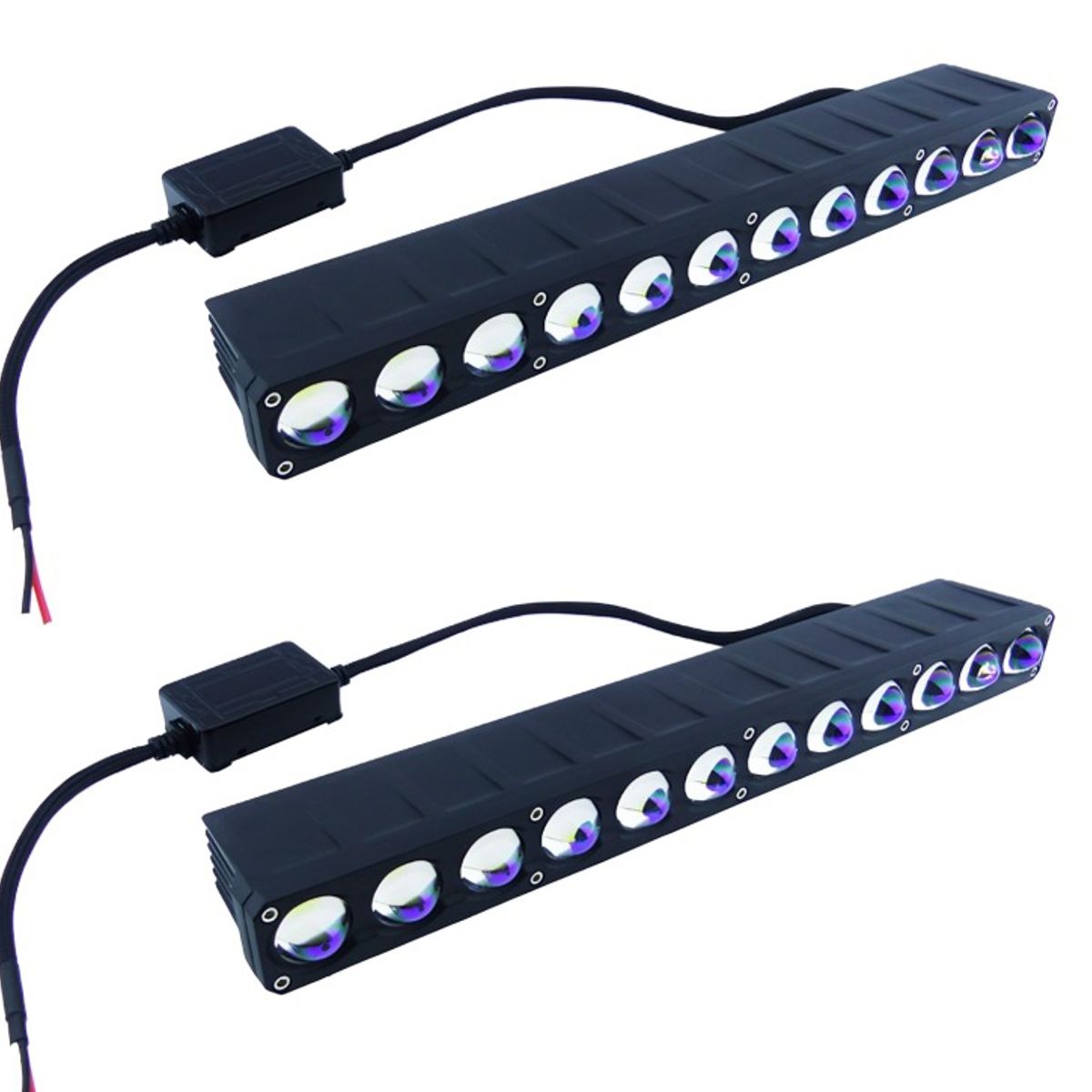 OEM - NEBLINERO LED 12 LED BARRA PROFESIONAL DUO COLOR BCO-AMBAR