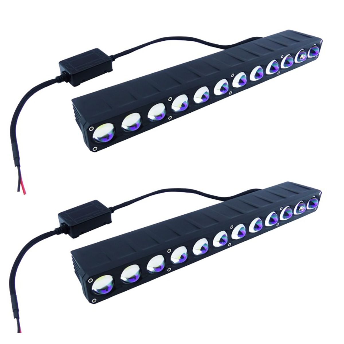 OEM - NEBLINERO LED 12 LED BARRA PROFESIONAL DUO COLOR BCO-AMBAR