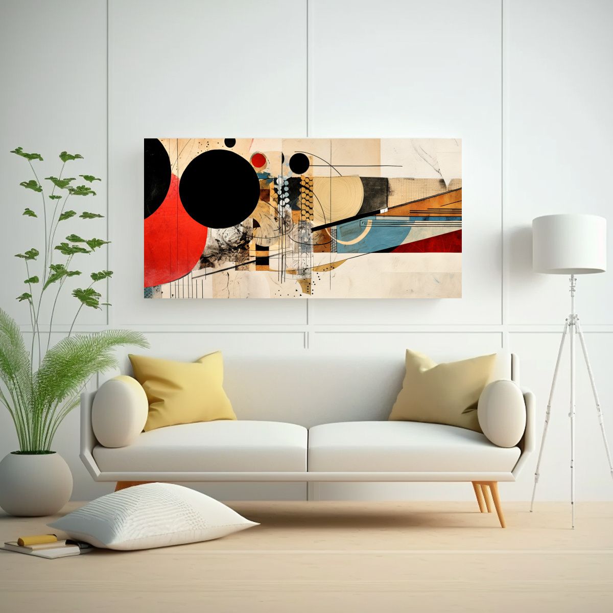 GENERICO - Pinturas Decorativas Inspiradas En El Protagonismo Del Arte  160x80cm