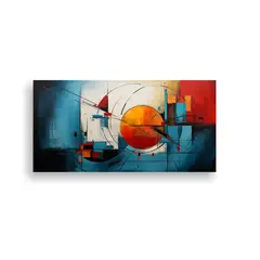 GENERICO - Cuadro Abstracto Belleza Natural En Colores 160x80cm