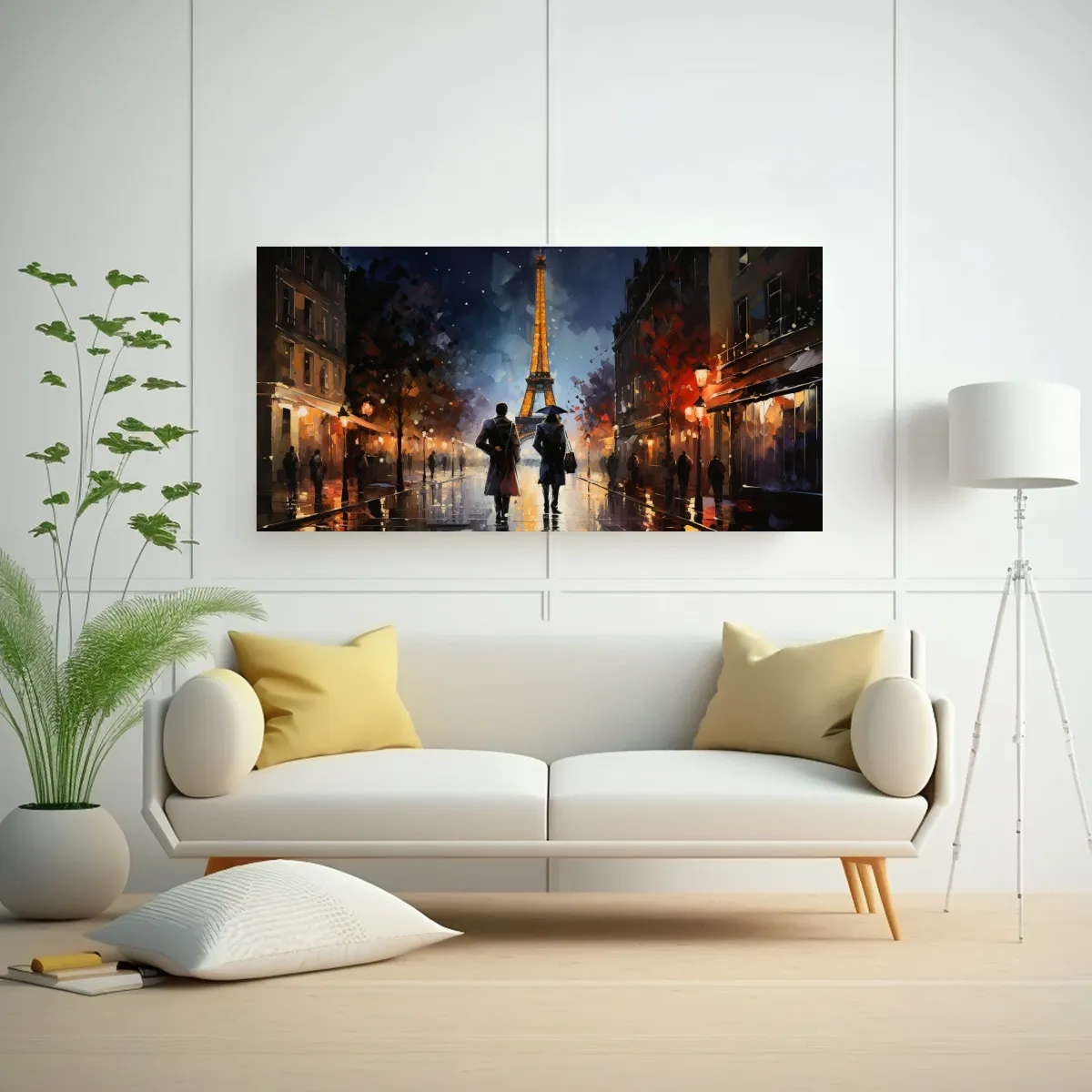 GENERICO - Pintura Decorativa De Arte Innovador: Dos Hombres Besándose 160x80cm