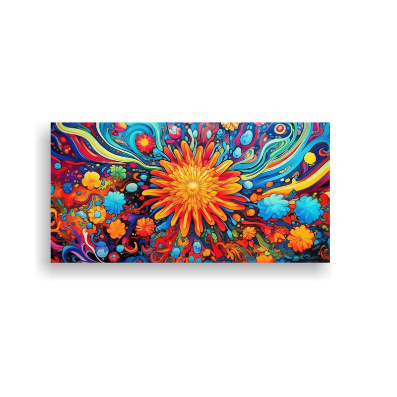 GENERICO - Pintura Decorativa En Bastidor De Madera. 160x80cm