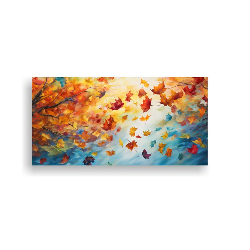 GENERICO - Pinturas Decorativas De La Danza Abstracta De Las Hojas Caí 160x80cm