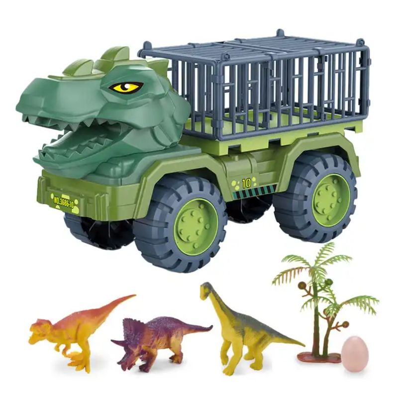 SPACEZAT - Camión Transportador con Jaula de Dinosaurios