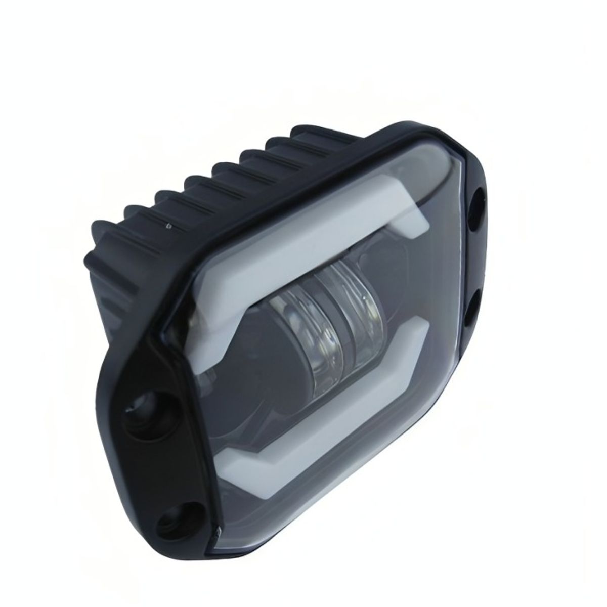 OEM - FOCO DELANTERO RECTANGULAR H-4 1224 V BCO-AZULBCO-AMBAR