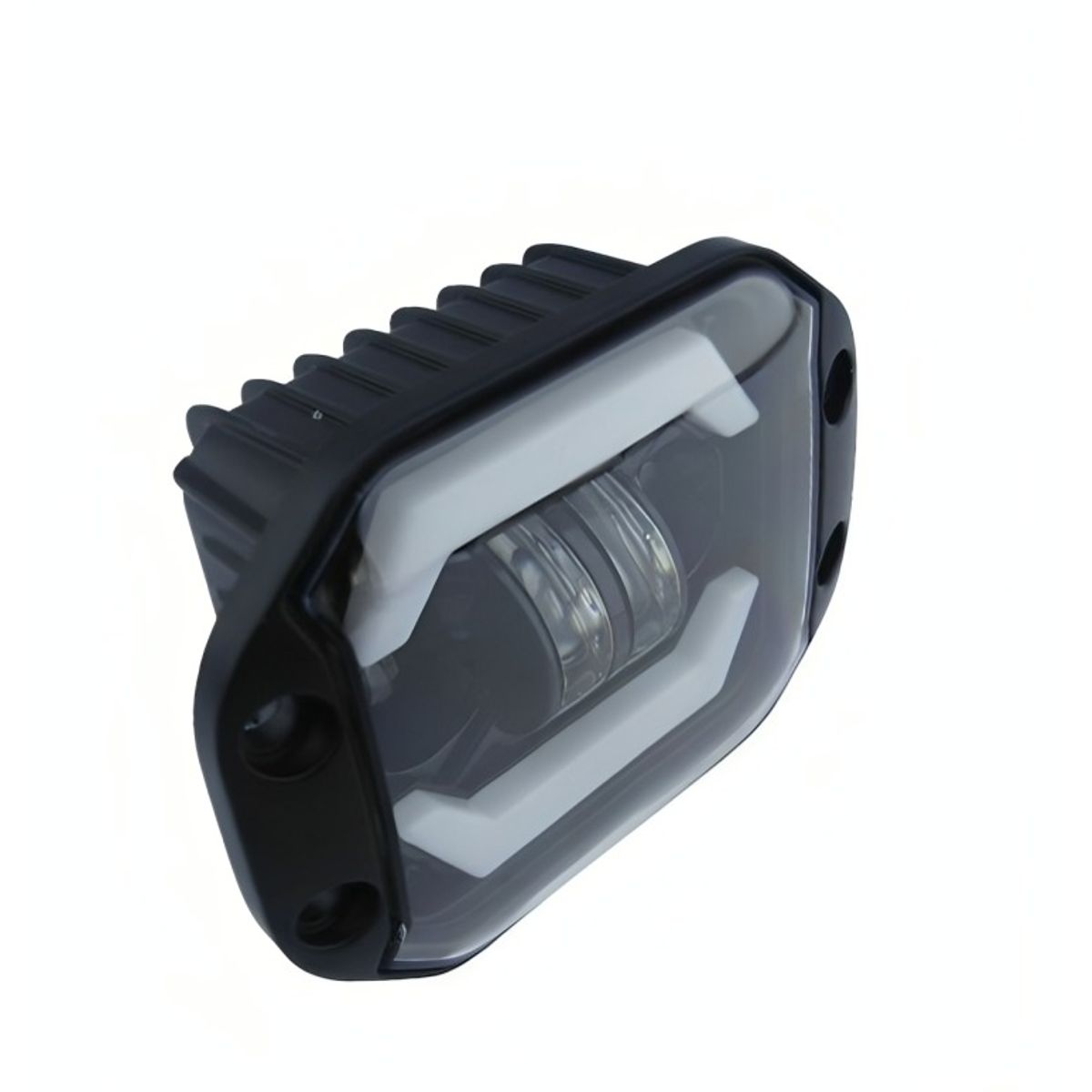 OEM - FOCO DELANTERO RECTANGULAR H-4 1224 V BCO-AZULBCO-AMBAR