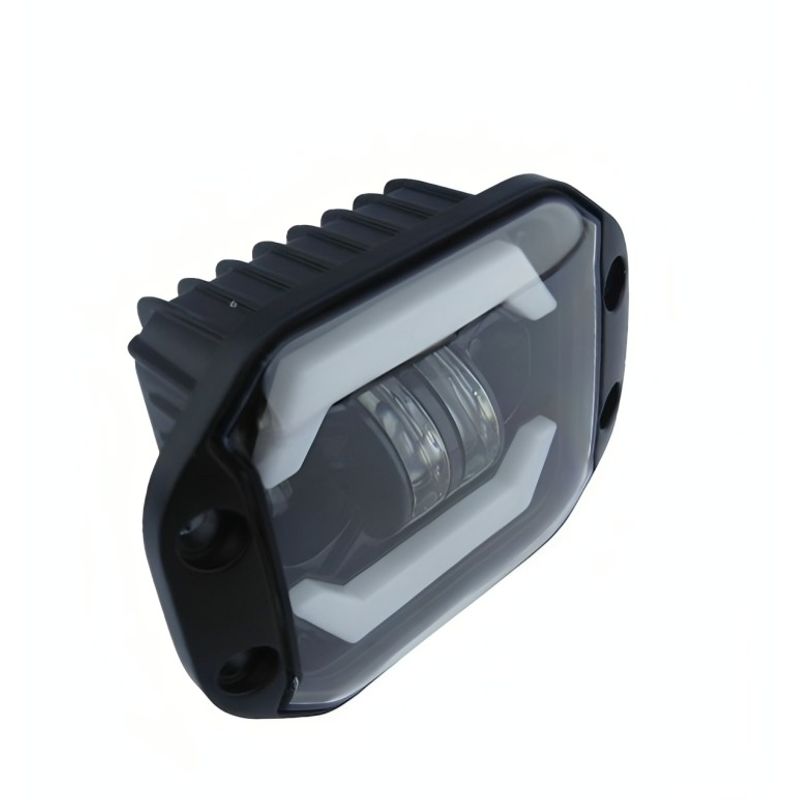 OEM - FOCO DELANTERO RECTANGULAR H-4 1224 V BCO-AZULBCO-AMBAR