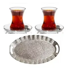 GENERICO - Set De Bandeja Y Tazas Té Turco