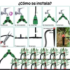 GENERICO - Kit riego por goteo 112 piezas