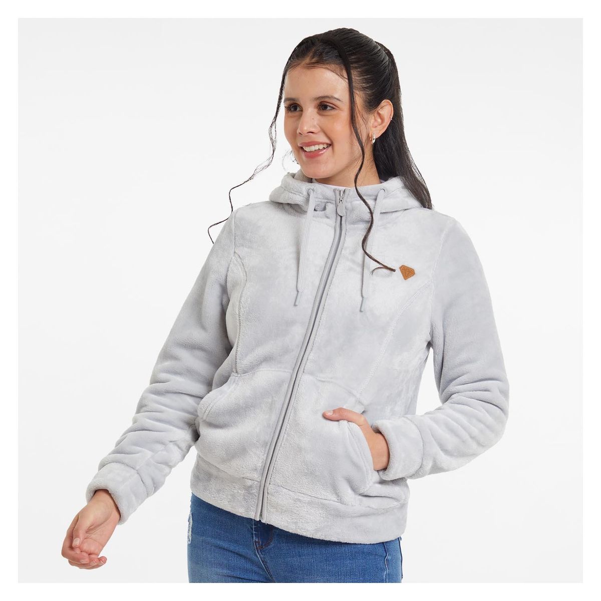 FASHION'S PARK - Polar Mujer Básico Gris Perla Fashion's Park