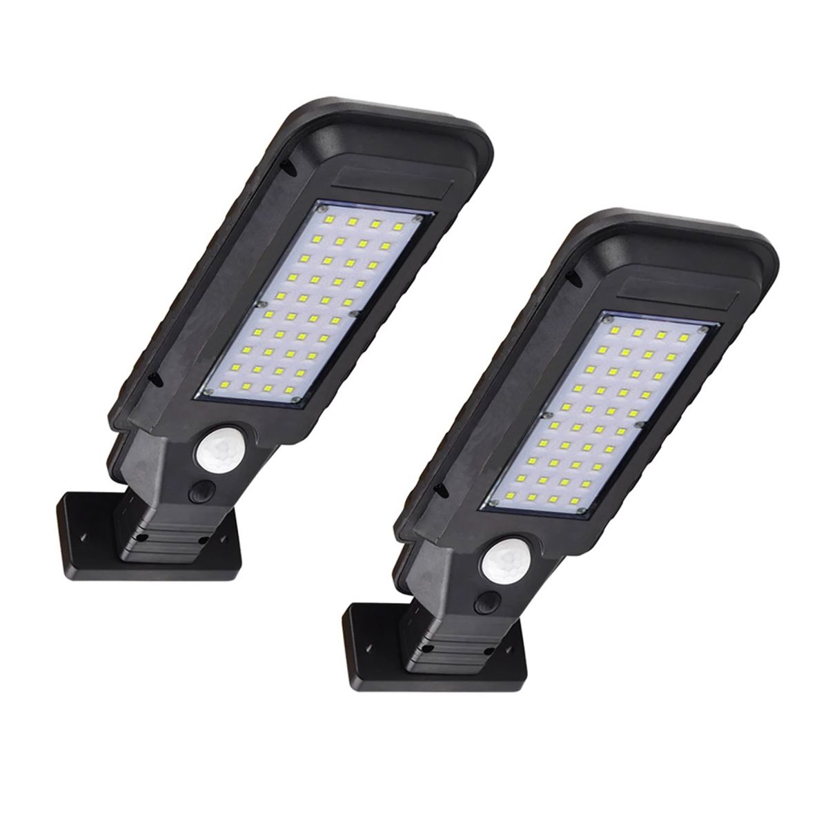 GENERICO - Pack 2 Foco Solar Exterior con Sensor de movimiento Compacto