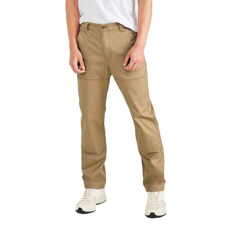 DOCKERS - Pantalón Hombre Utility Straight Fit Khaki Dockers