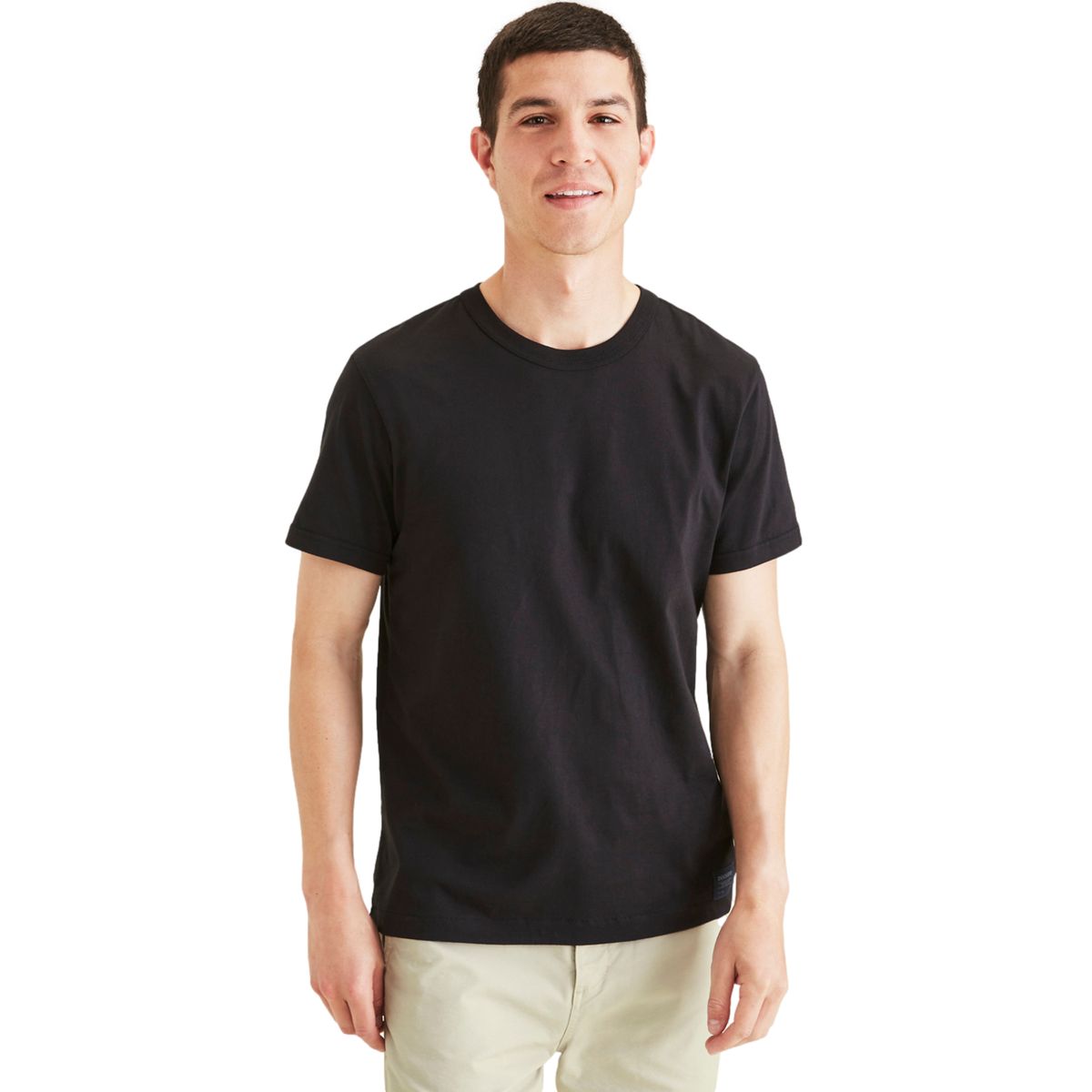 DOCKERS - Polera Hombre Original Tee Slim Fit Negra Dockers