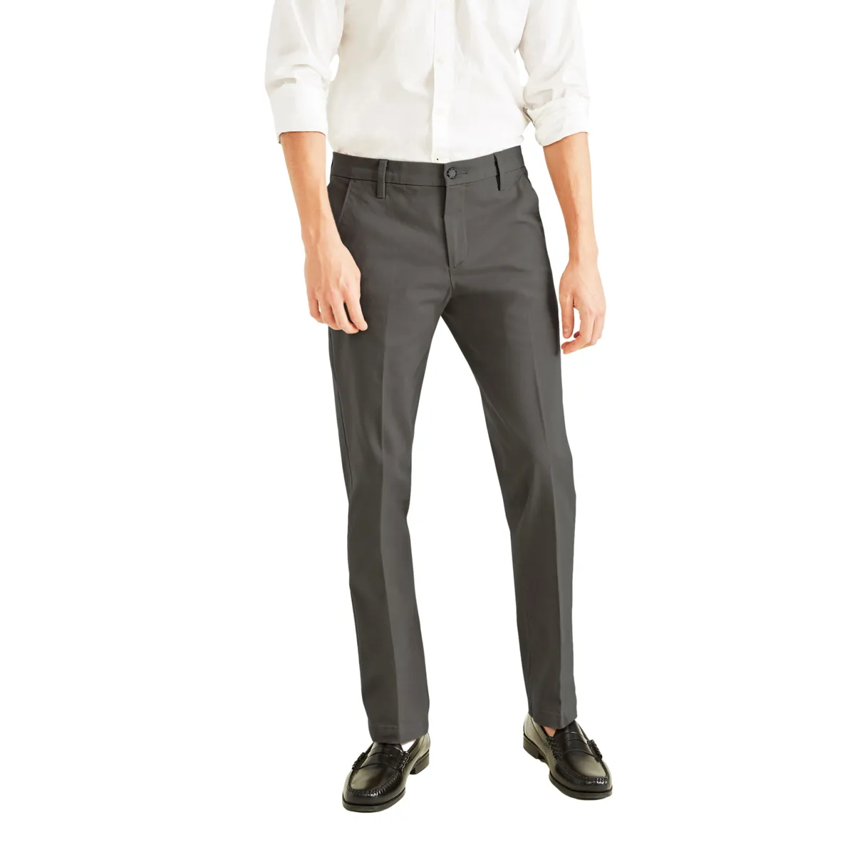 DOCKERS - Pantalón Workday Slim Fit Gris Dockers