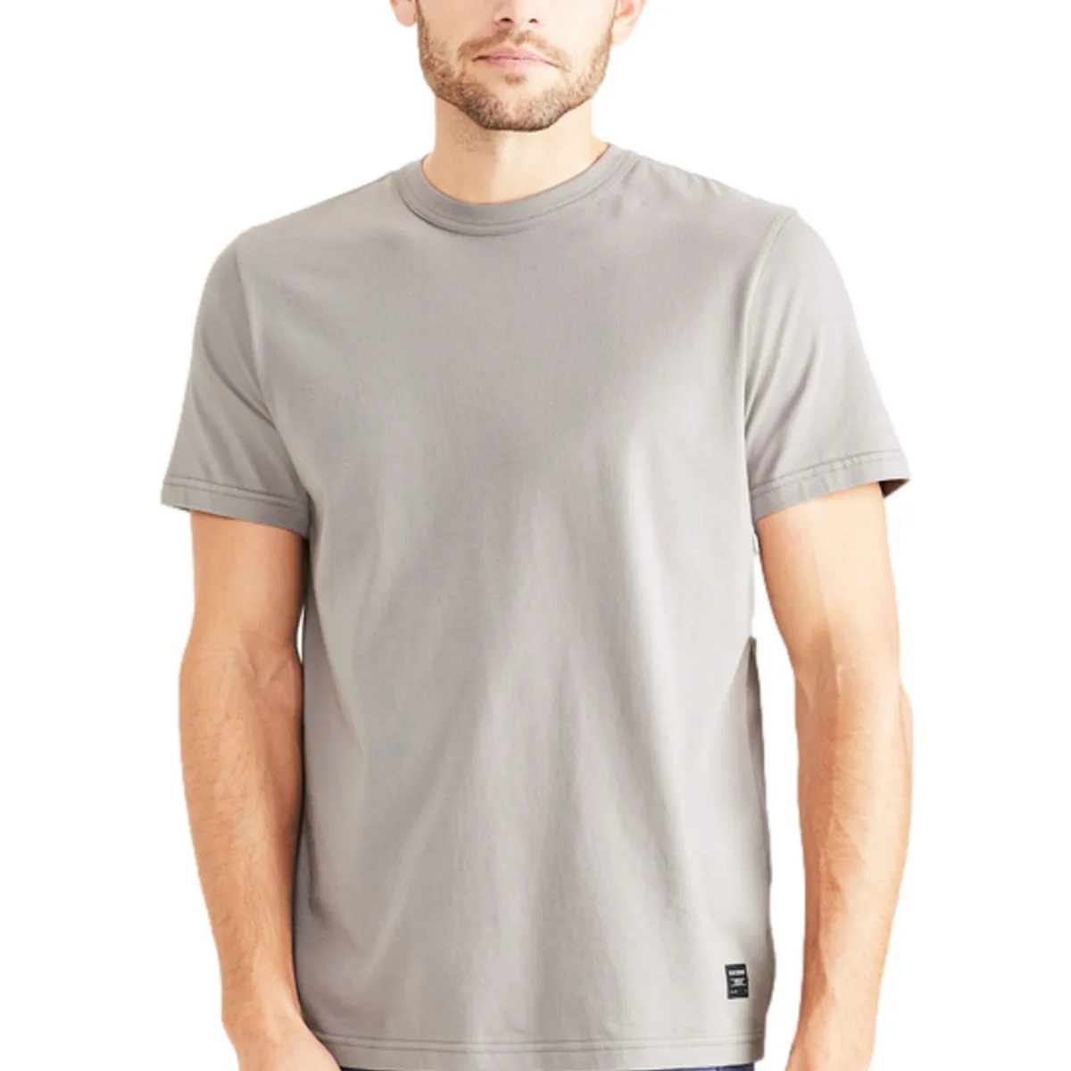 DOCKERS - Polera Hombre Original Tee Slim Fit Gris Dockers