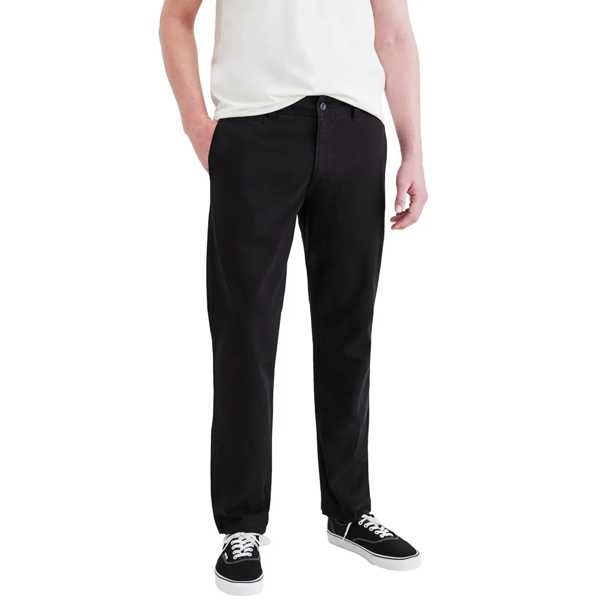 DOCKERS - Pantalón Hombre California Khaki Slim Fit Negro Dockers