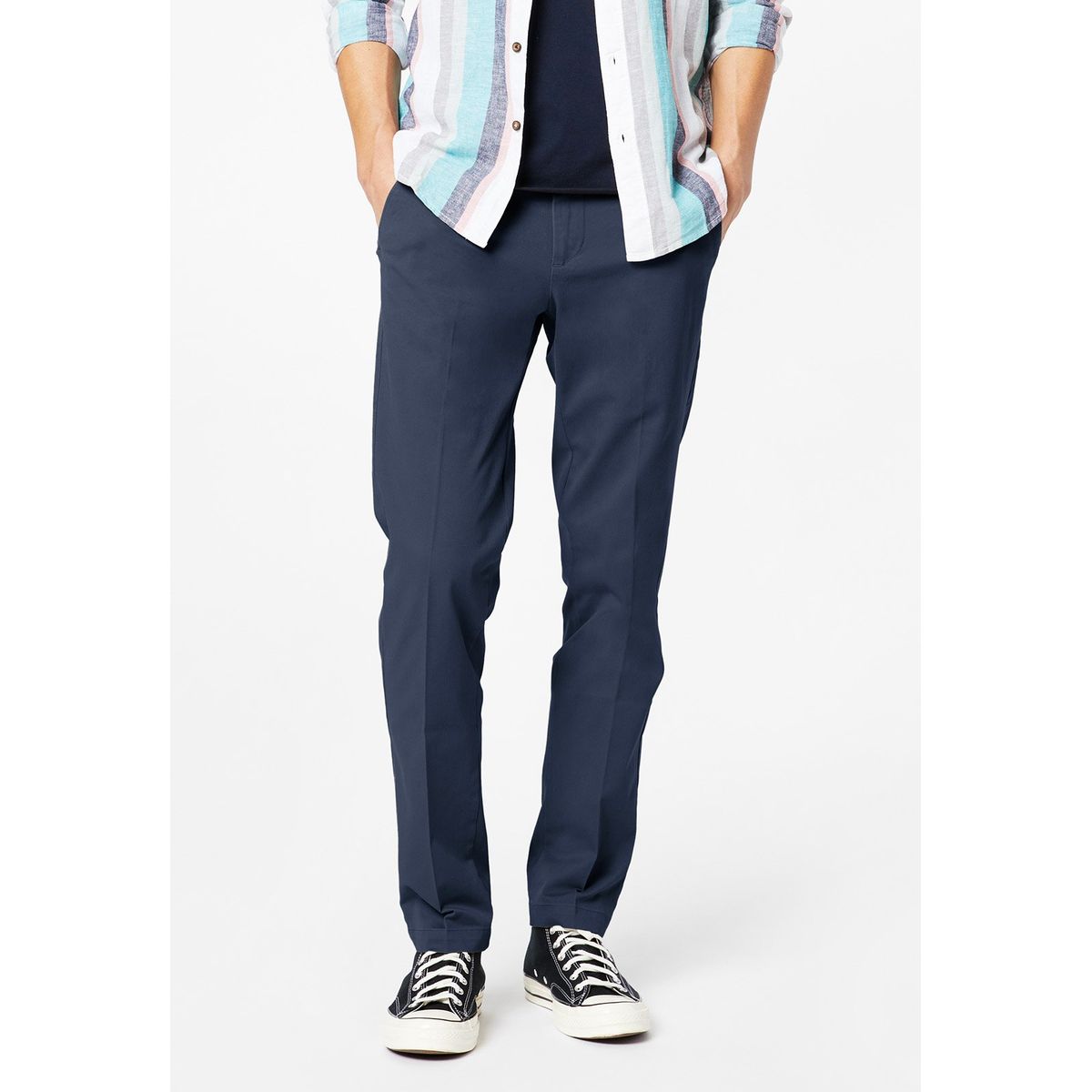 DOCKERS - Pantalón Workday Slim Fit Navy Dockers