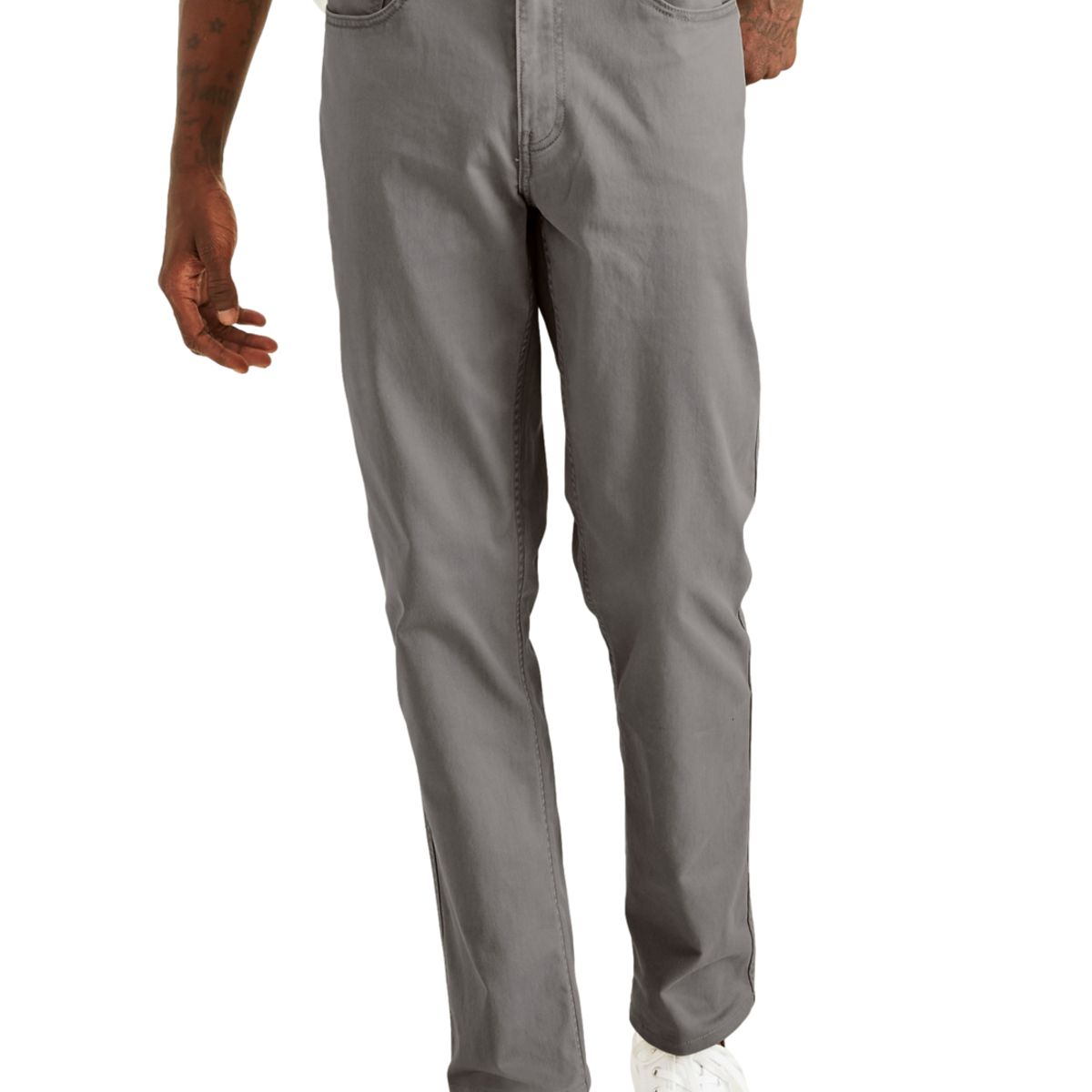 DOCKERS - Pantalón Casual Jean Cut Straight Fit Gris Dockers