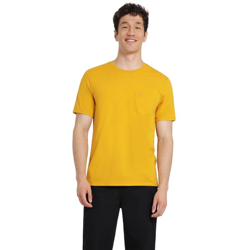 DOCKERS - Polera Hombre Pocket Tee Slim Fit Amarillo Dockers