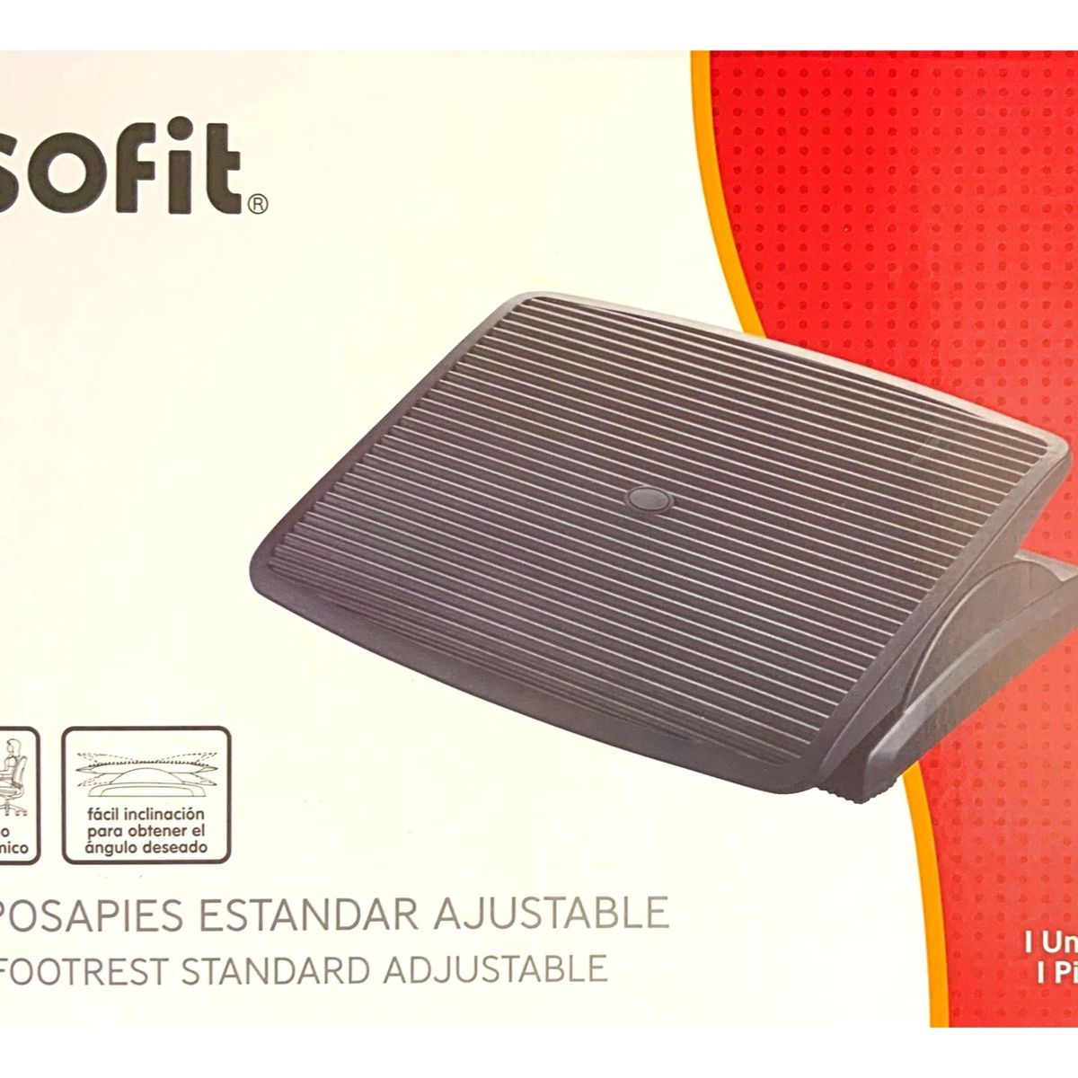 ISOFIT - Reposa Pies Escritorio Isofit Ajustable en Inclinacion