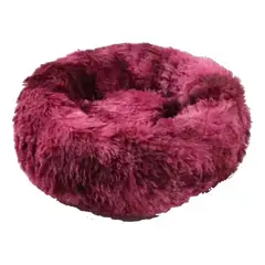 GENERICO - Cama Antiestrés Mascotas Gatos Perros 60 Cm Grande L Rojo