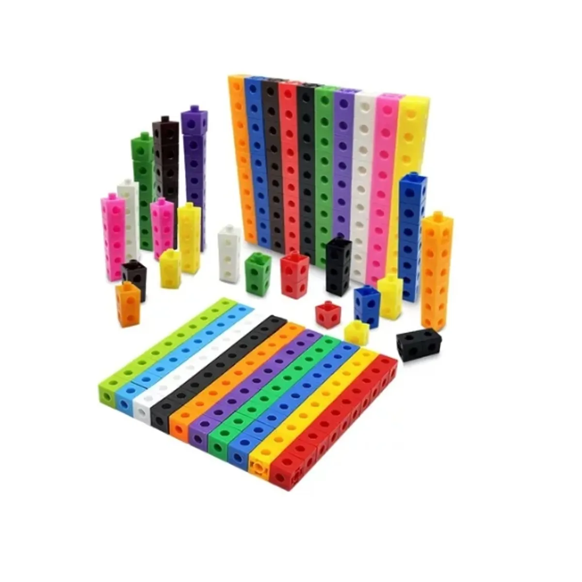 OFERTABKN - 100 Cubos De Encaje Unifix - Matemáticas - Método Singapur