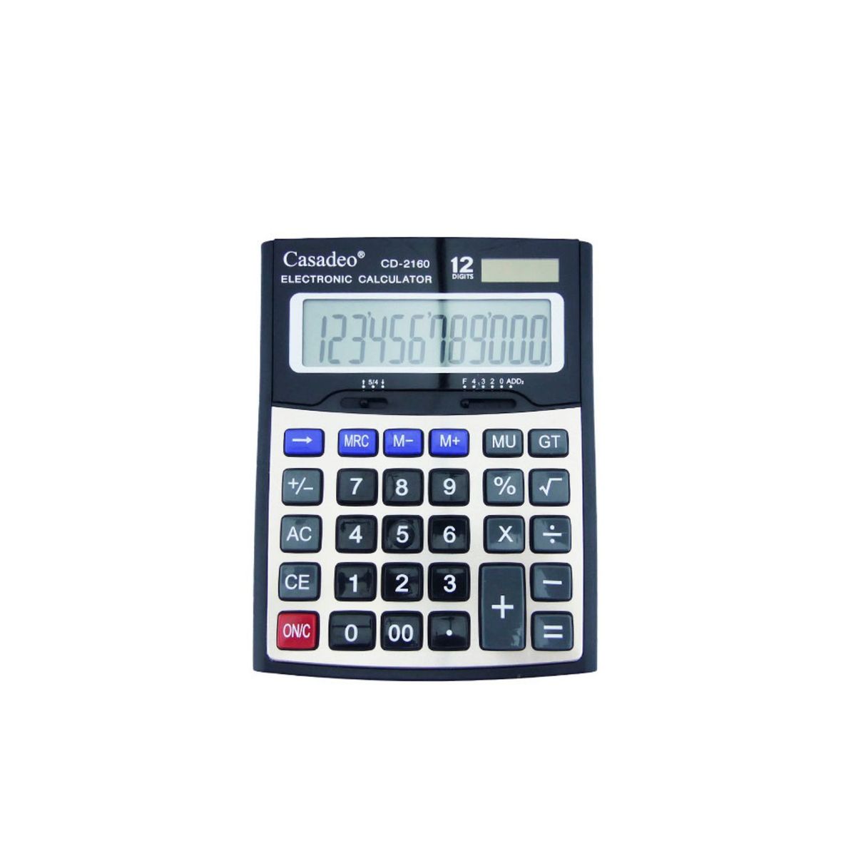 GENERICO - Calculadora Escritorio Digital CD-2160 12 Dígitos Comercio