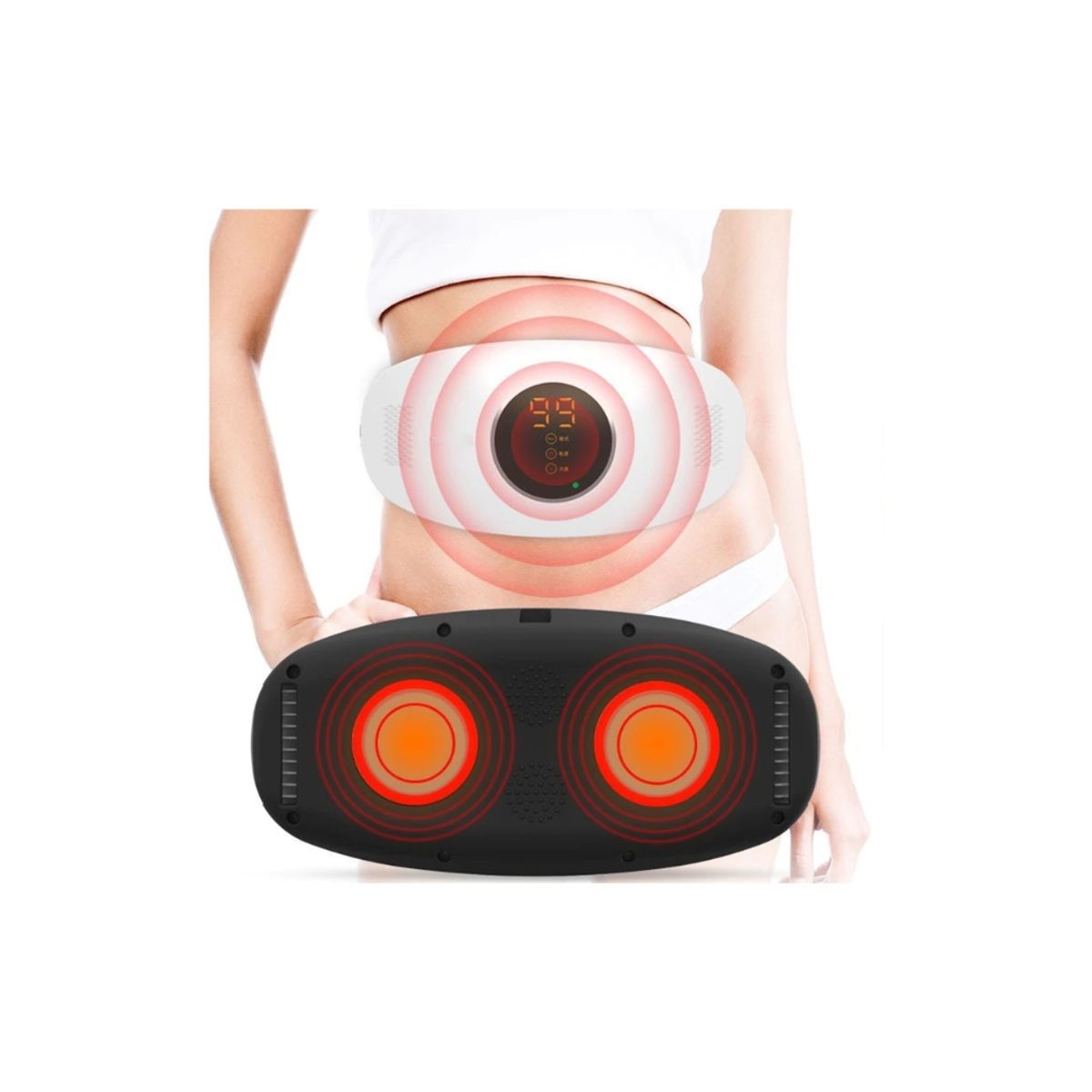 GENERICO - Masajeador Inteligente Estimulador de Cintura USB