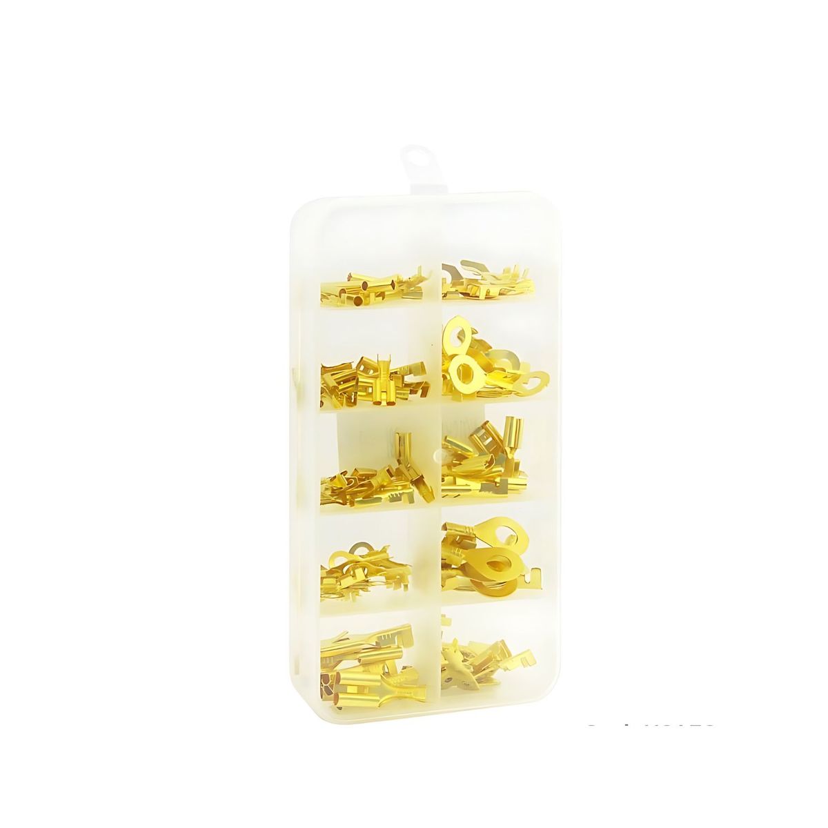 GENERICO - Kit X100 Piezas Terminal Faston Metalico Surtido para Conexiones